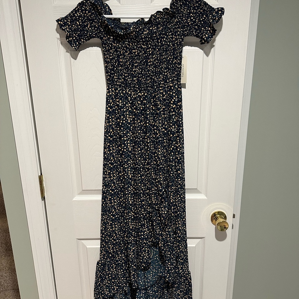 Floral Off-Shoulder Maxi Dress